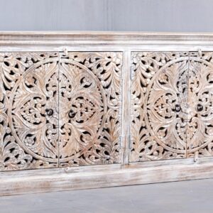Buy Indian carved sideboards in Singapore- Chisel & Log
