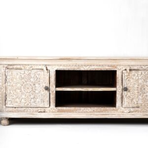 CARVED TV CONSOLE