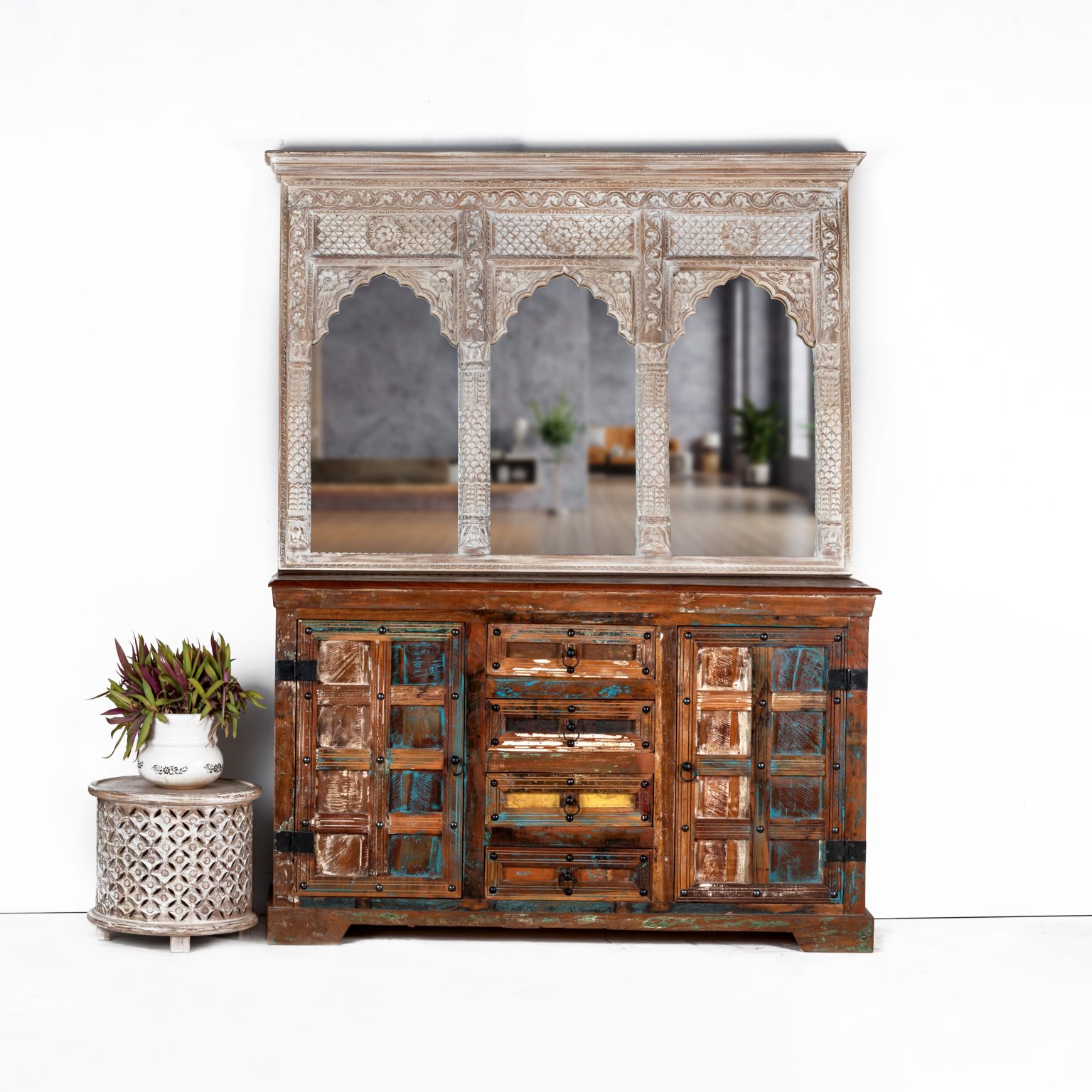 Industrial Design Sideboard - Chisel and Log