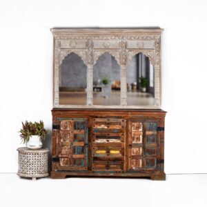 Buy Indian carved sideboards in Singapore- Chisel & Log | vintage furniture in Singapore Online- Chisel & Log