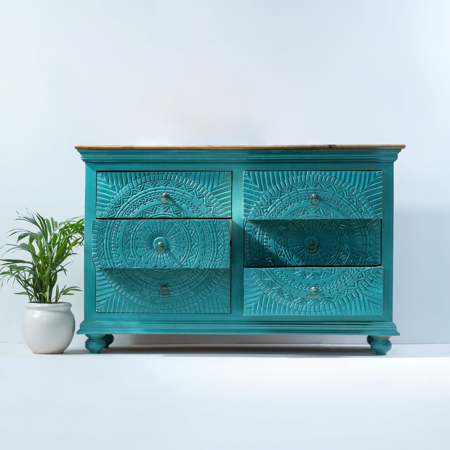 Green Chest of Drawers Chisel and Log