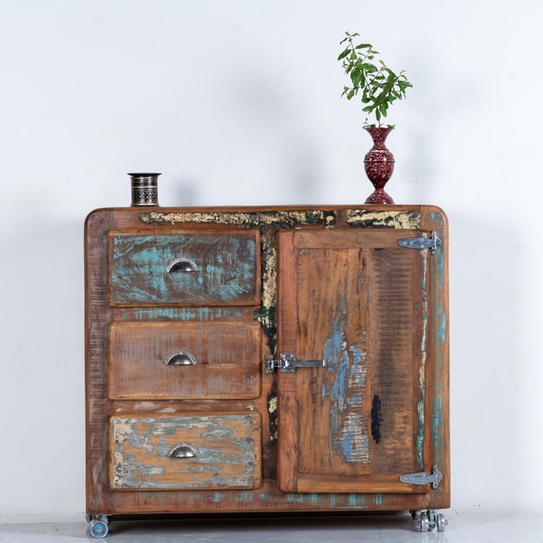 Reclaimed Wood Sideboard with Drawers