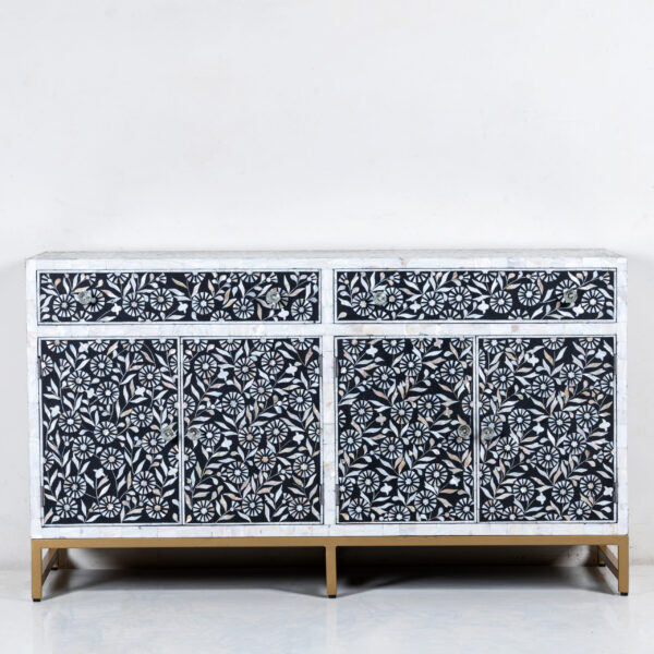 Monochrome Mother of Pearl Sideboard