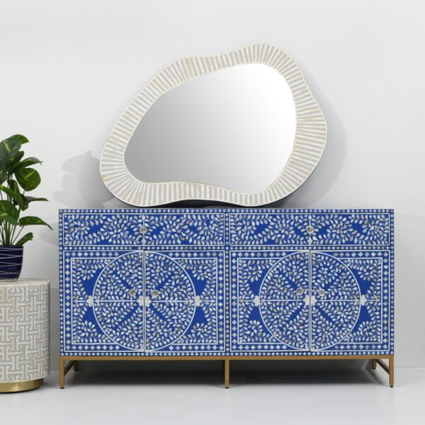 Blue Mother of Pearl Inlay Sideboard