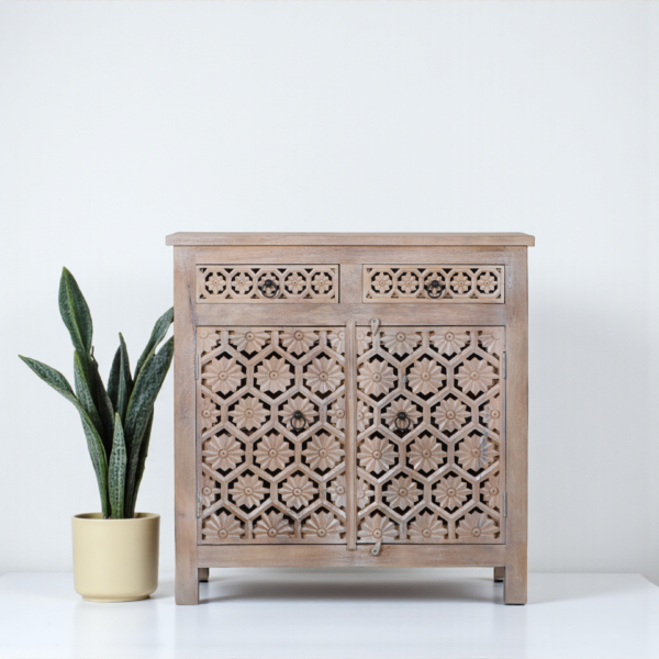 Carved 2 Door Sideboard