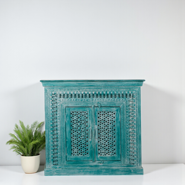 Spindle 2 Door Sideboard (Aqua)