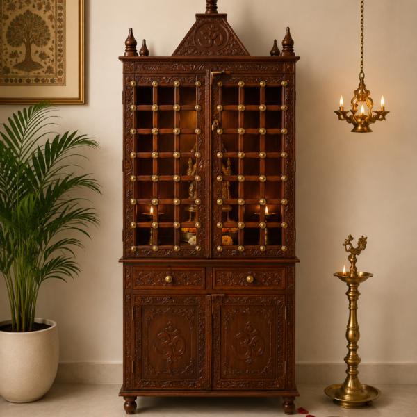 Carved Indian Altar